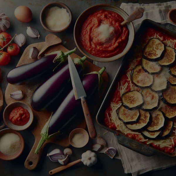 Comment préparer des aubergines à la parmigiana avec une sauce tomate maison ?