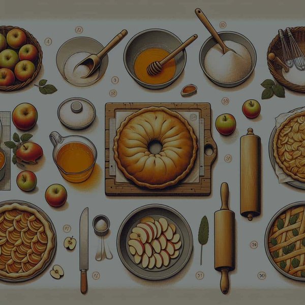 Quelles sont les étapes pour une tarte aux pommes alsacienne avec pâte maison?